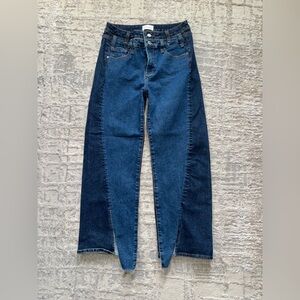 DRIFTWOOD Dark and Light Blue Denim Jeans